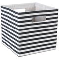 Design Imports Storage Cube, Polyester, Black CAMZ10602